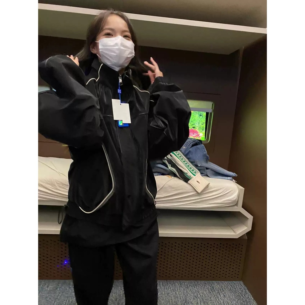 이토록친밀한배신자 4화 채원빈 점퍼 자켓 김정진 바람막이 가을 의상 옷 패션 - 상세 이미지 4