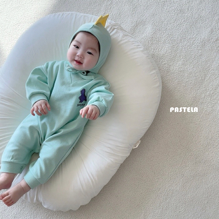 3개월아기옷 공룡 슈트 50일 2개월 6개월 출산선물 영유아옷 촬영의상 남아 여아 귀여운 - 상세 이미지 3