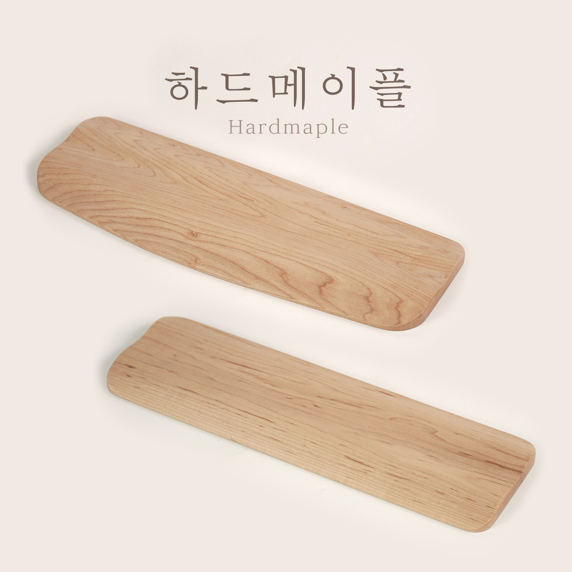 [오롯이제작소 /두마루 /하드메이플] 인체공학 손목 받침대, 나무 위에 담은 물결의 편안함 - 상품 이미지