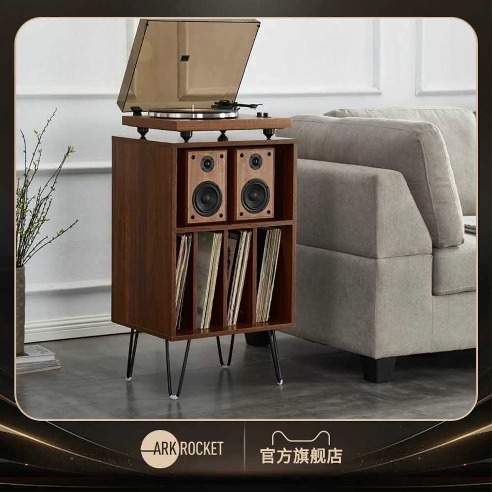 LP 수납장 오디오 선반 레코드판 보관함 엘피 장식장 - 상세 이미지 2