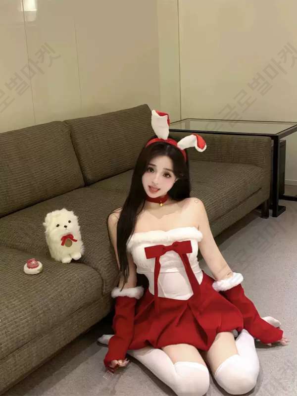 산타걸 코스프레 이벤트 산타 크리스마스의상 루돌프 섹시 - 상세 이미지 2