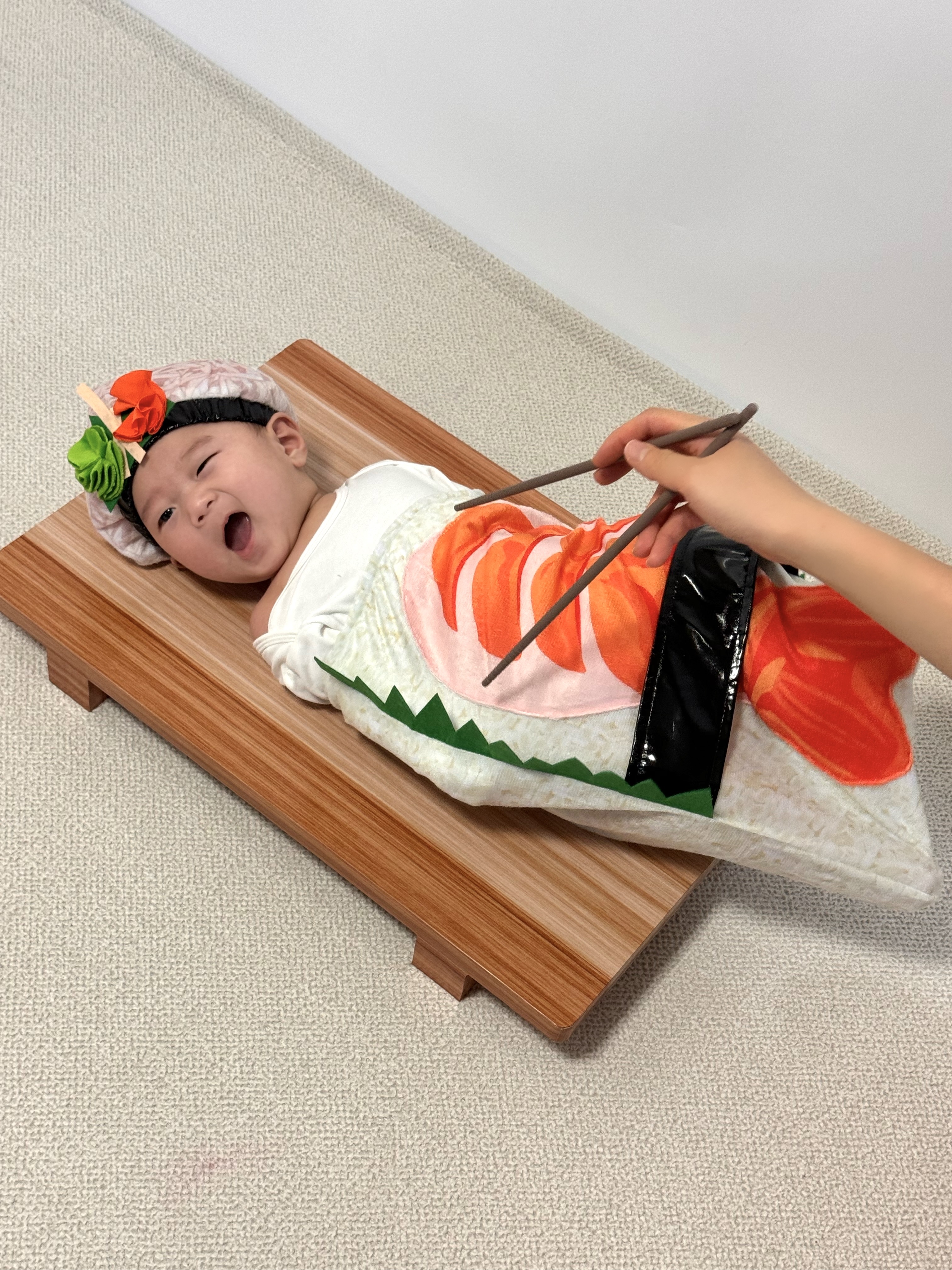 [대여] 베니비디비치 아기 셀프촬영 초밥 컨셉 소품 50일 100일 200일 300일 이미지 6
