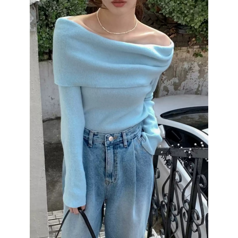나솔사계 84화 조현아 티셔츠 긴소매 오프숄더 슬림한 의상 옷 패션 - 상세 이미지 3