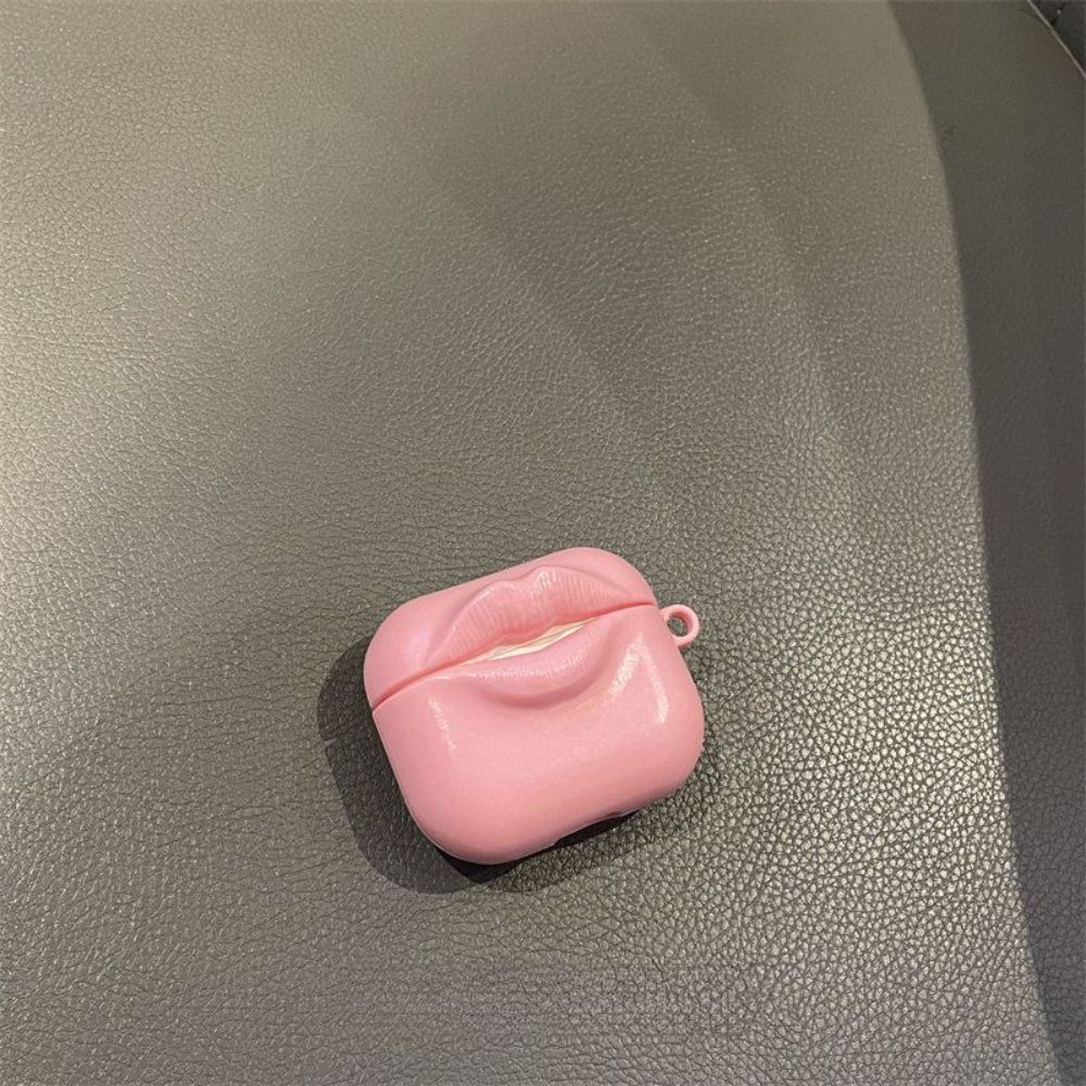 에어팟 4세대 이어폰 케이스 입체 입술 보호 커버 빨간색 Apple AirPods Pro pro2세대 - 상세 이미지 5