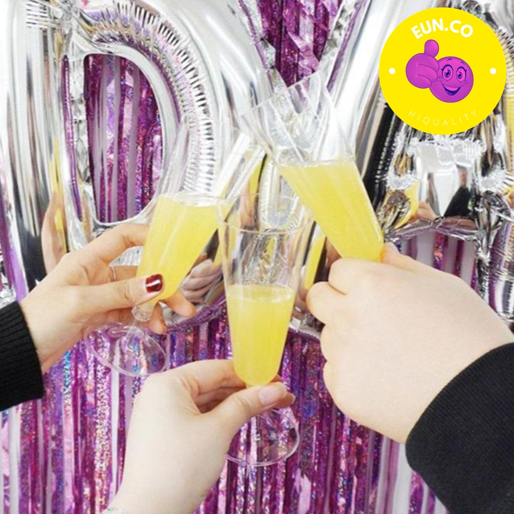 연말 파티 샴페인 글라스 야외용 나들이용 칵테일 잔 1회용 - 상품 이미지