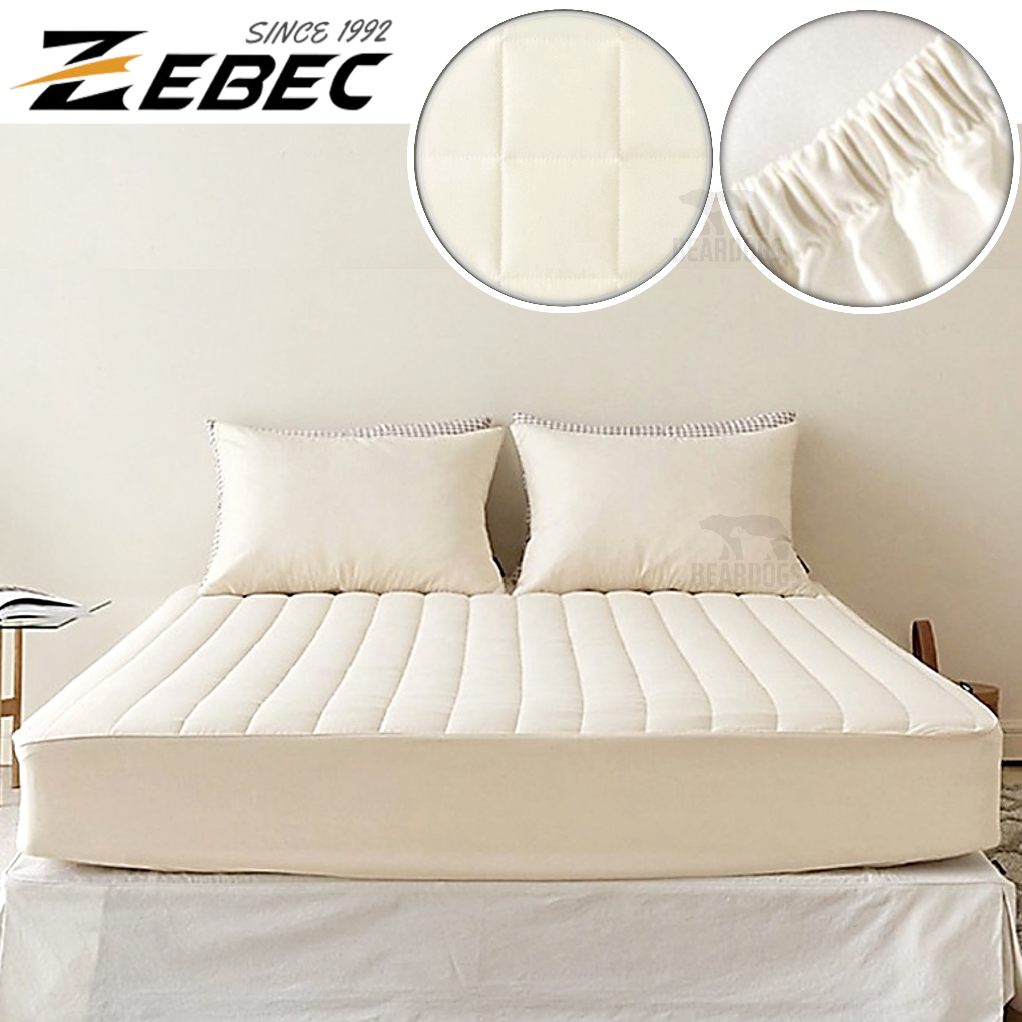 제백 에어매트 커버 토퍼 에어리스 퀸 매트 호환