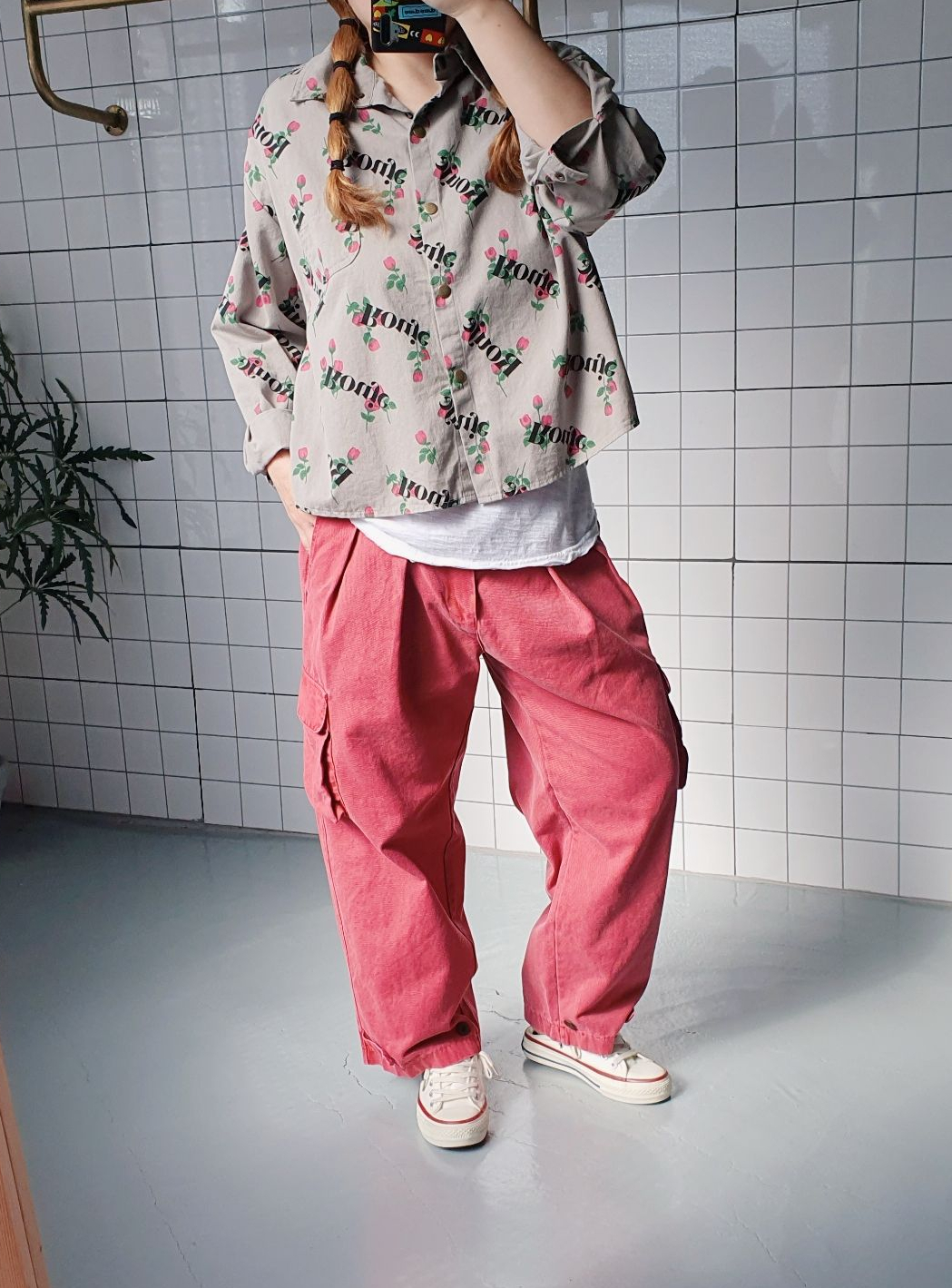 (무배) 남녀공용 피그 아머 가먼트 카고 팬츠 - 상세 이미지 5