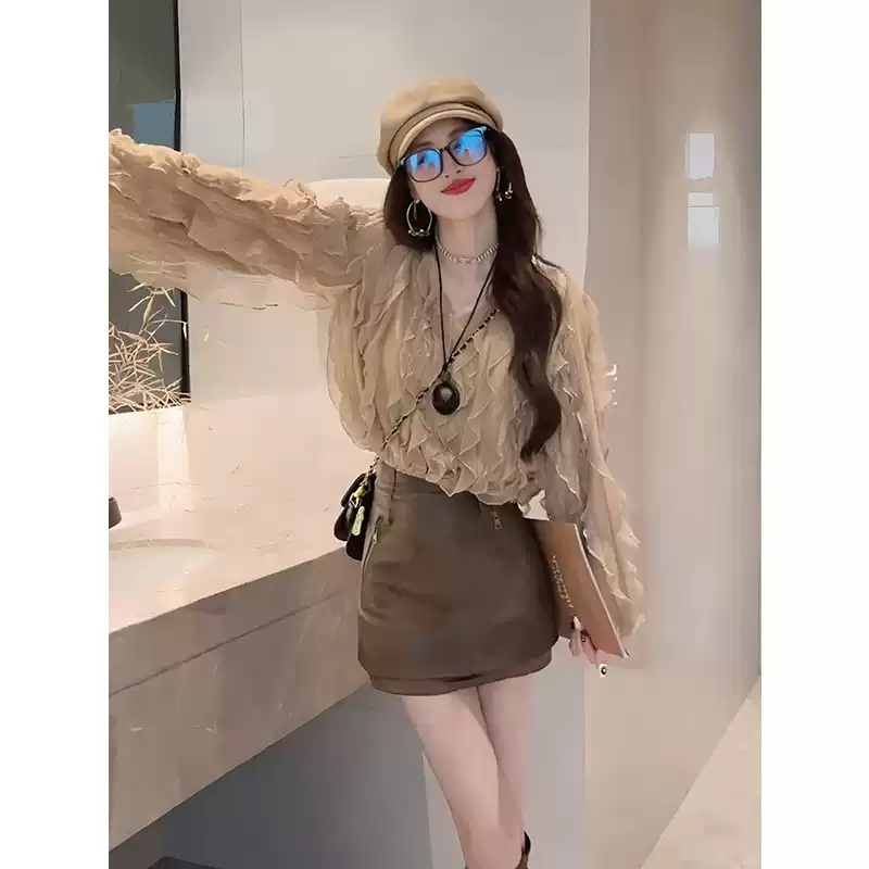 용감무쌍 용수정 109화 지수원 블라우스 셔츠 금한양 페미닌 우아한 의상 옷 패션 - 상세 이미지 5