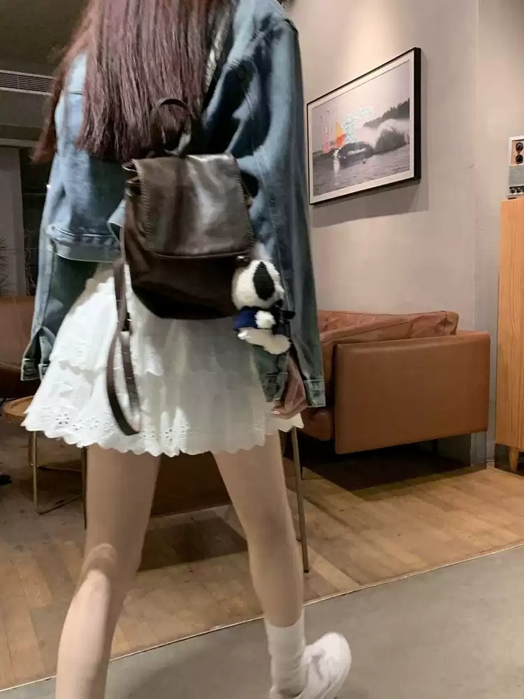 김혜윤 스커트 치마 공항패션 레이스 짧은 의상 옷 패션 - 상세 이미지 3