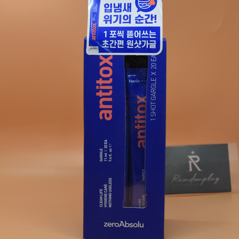 제로앱솔루 안티톡스 가글 11mL x 20개입 : 레인보우USA