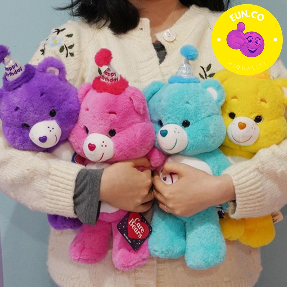 귀여운 곰돌이 인형 파티 데코 이벤트 기념일 비비드 컬러 4종 - 상품 이미지