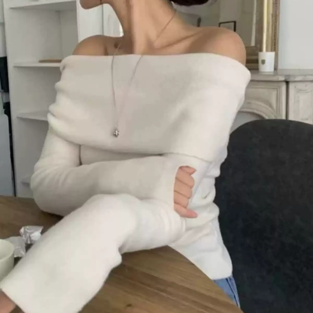 나솔사계 84화 조현아 티셔츠 긴소매 오프숄더 슬림한 의상 옷 패션 - 상품 이미지