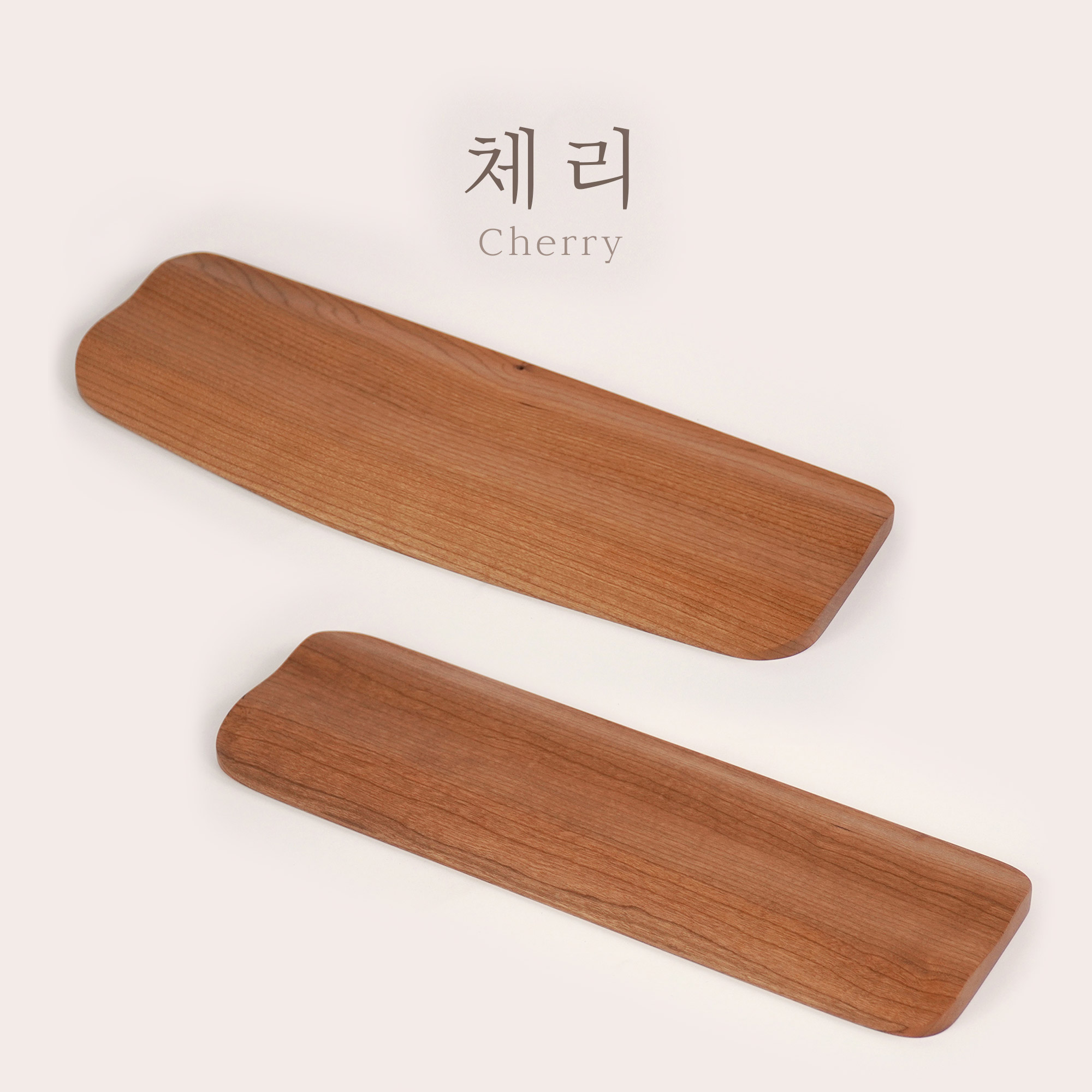 [오롯이제작소 /두마루 /체리] 인체공학 손목 받침대, 나무 위에 담은 물결의 편안함 - 상품 이미지
