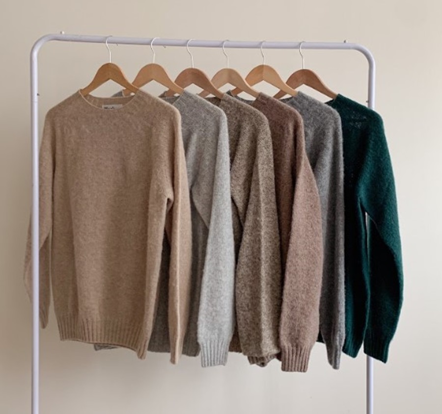 할리오브스코틀랜드 쉐기독 12가지 칼라 니트 스웨터 M3834 7 Shaggy 상세 이미지 3