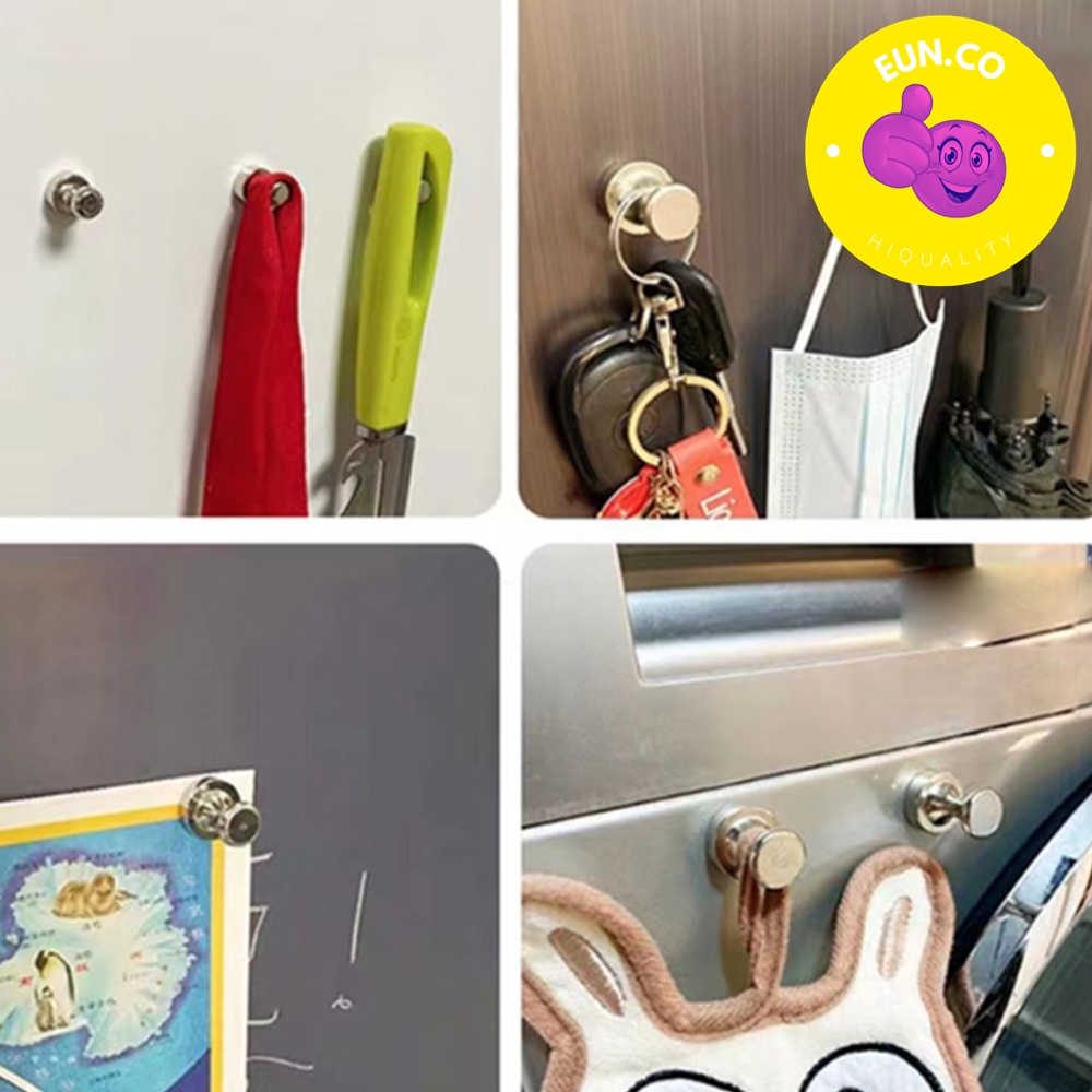 붙이는 자석 장구핀 도장 자석 냉장고 마그네틱 칠판 10P