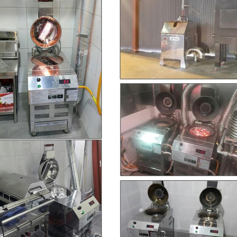 대형 숯피우기 식당 점화기 LPG가스 업소용 숯 착화기