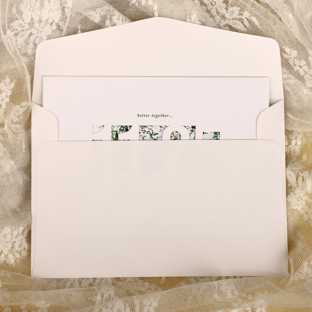 [자체 제작] 50p 165115 두꺼운 150g 봉투 청첩장 초대장 엽서 감사 - 상세 이미지 2