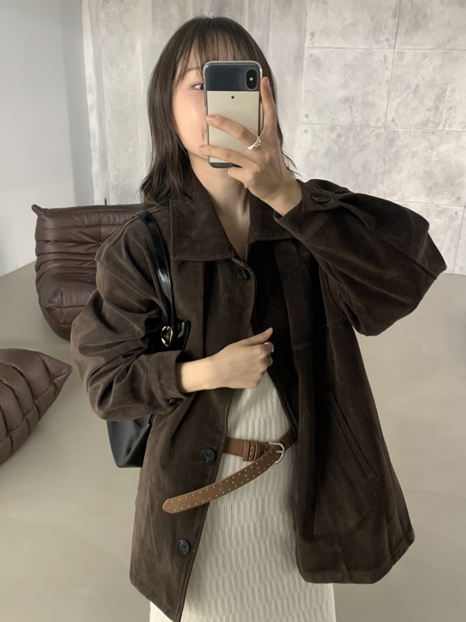 돈피 싱글 하프 스웨이드 자켓 2colors 상세 이미지 52