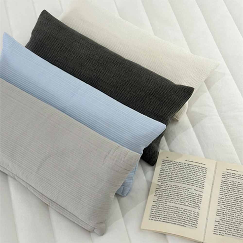 집앤콕 경추베개 메밀 목디스크 누빔 낮잠 일자목 거북목 베개