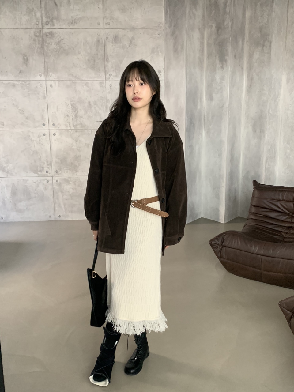 돈피 싱글 하프 스웨이드 자켓 2colors 상세 이미지 18