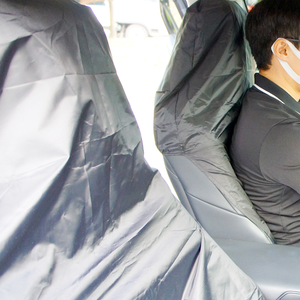 더퍼 자동차 시트 방수 커버 1인석 가죽 손상 오염 방지