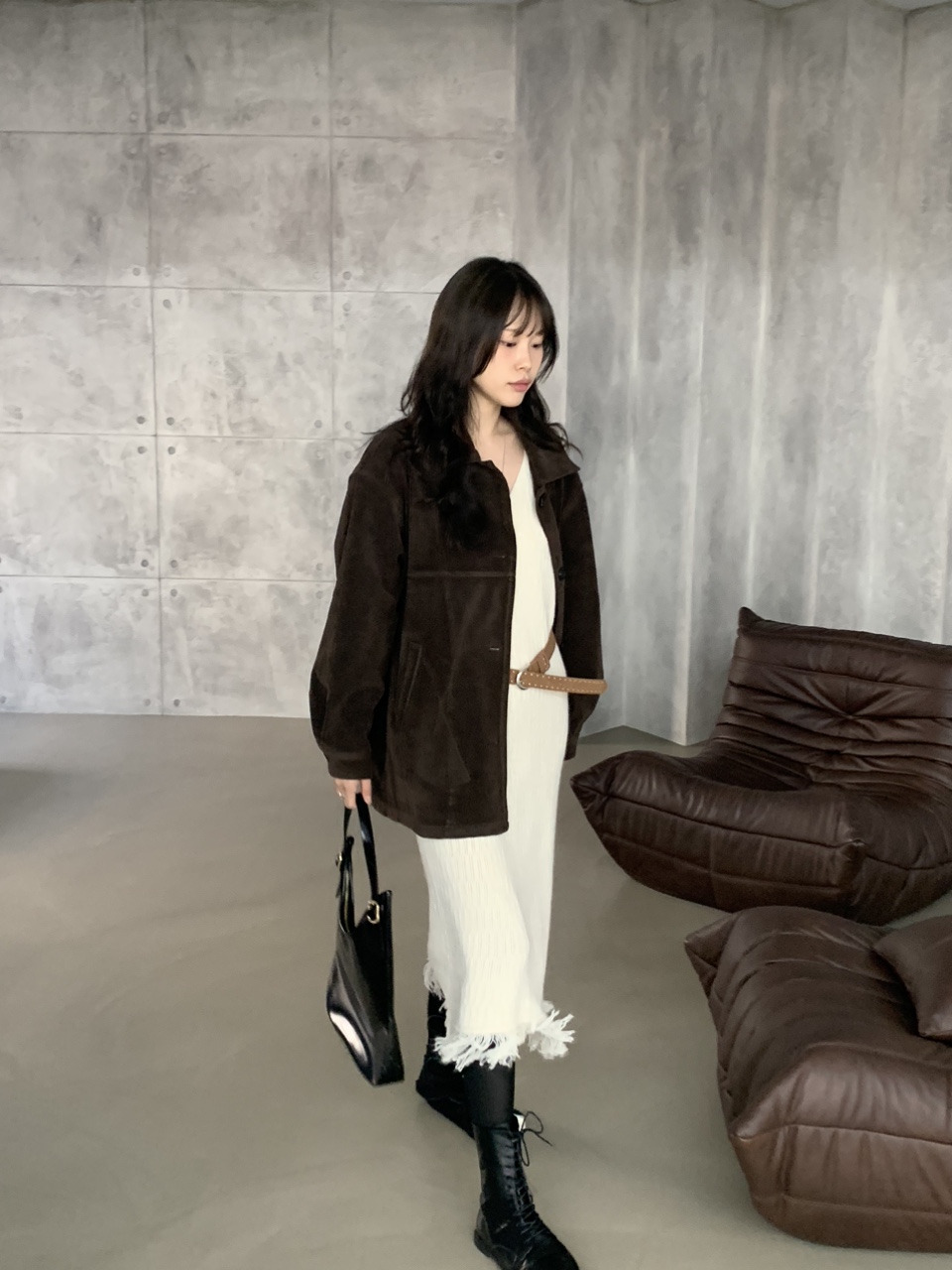 돈피 싱글 하프 스웨이드 자켓 2colors 상세 이미지 39