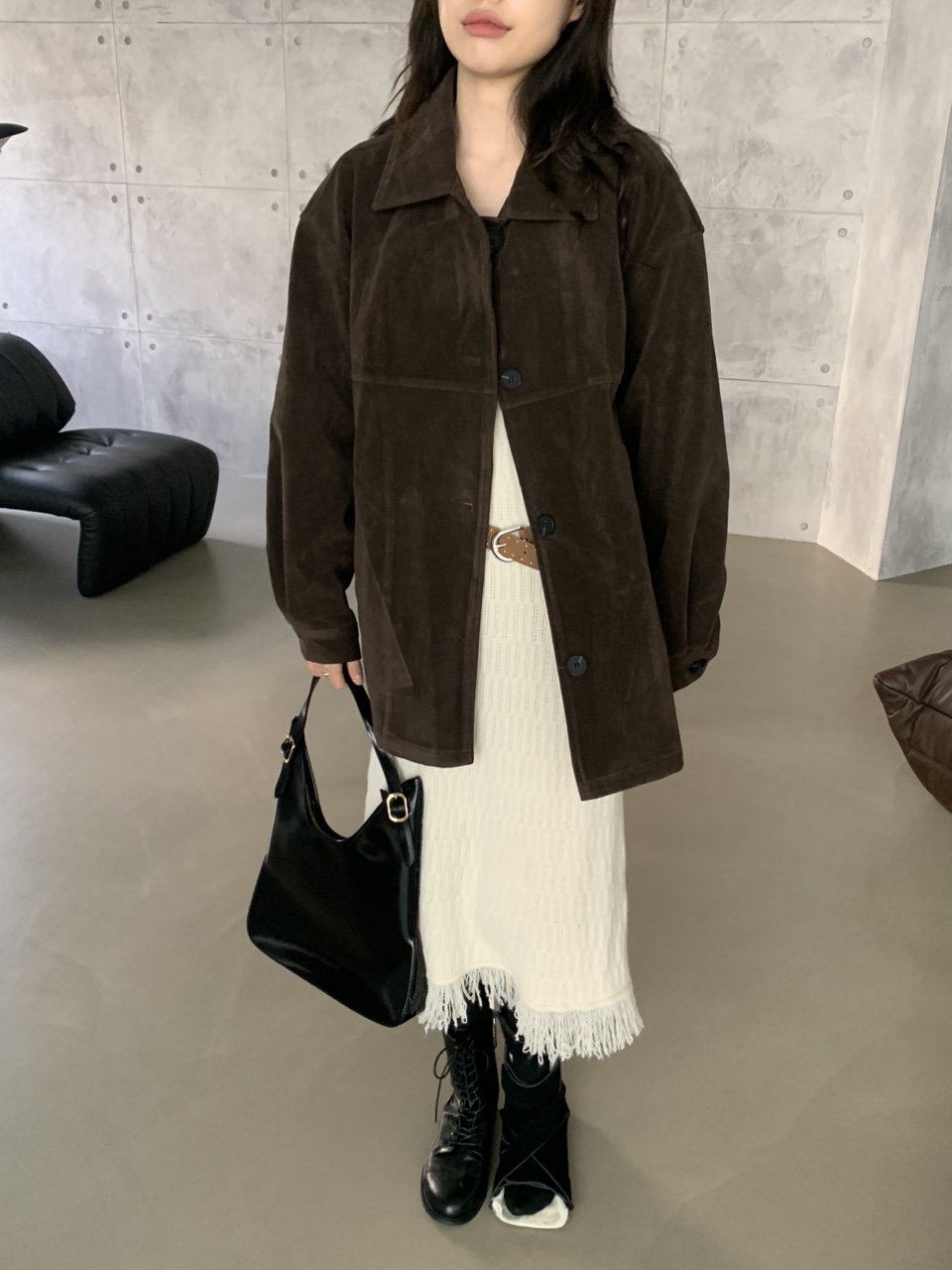 돈피 싱글 하프 스웨이드 자켓 2colors 상세 이미지 40