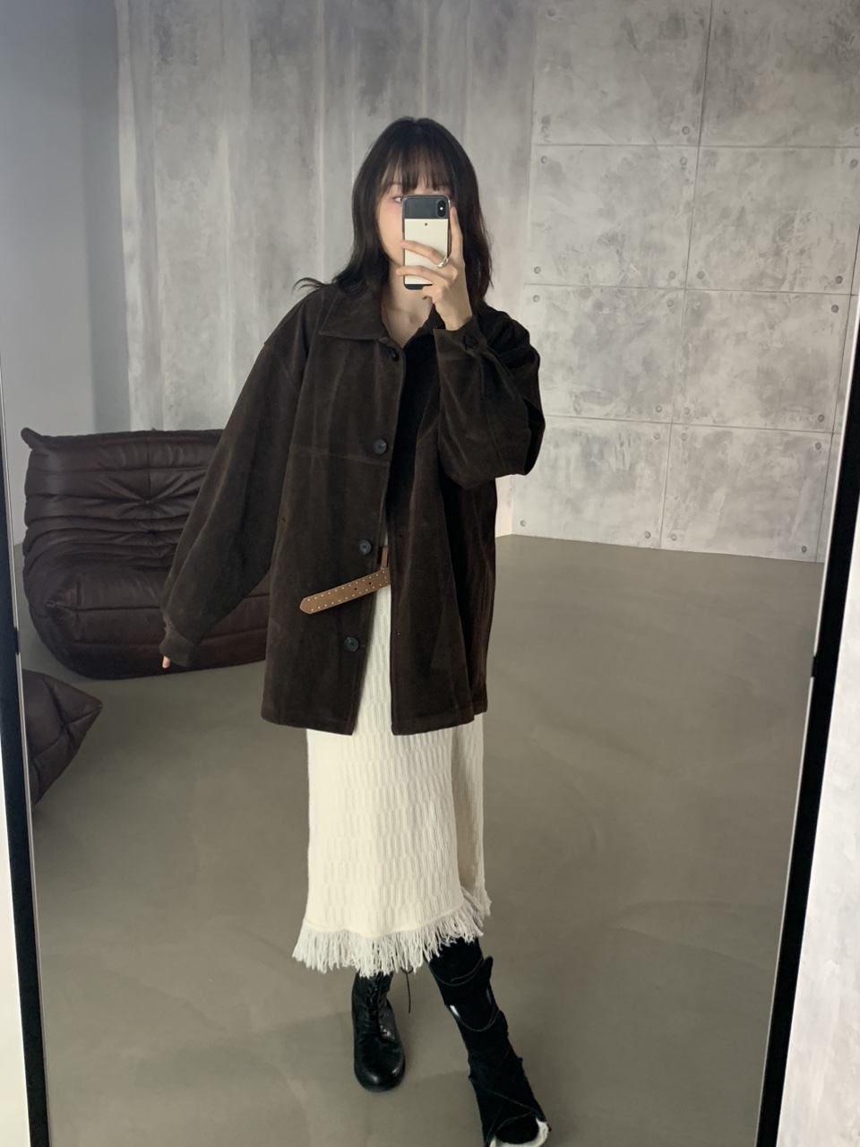 돈피 싱글 하프 스웨이드 자켓 2colors 상세 이미지 54