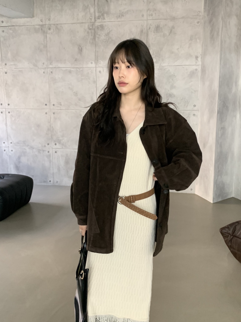 돈피 싱글 하프 스웨이드 자켓 2colors 상세 이미지 30