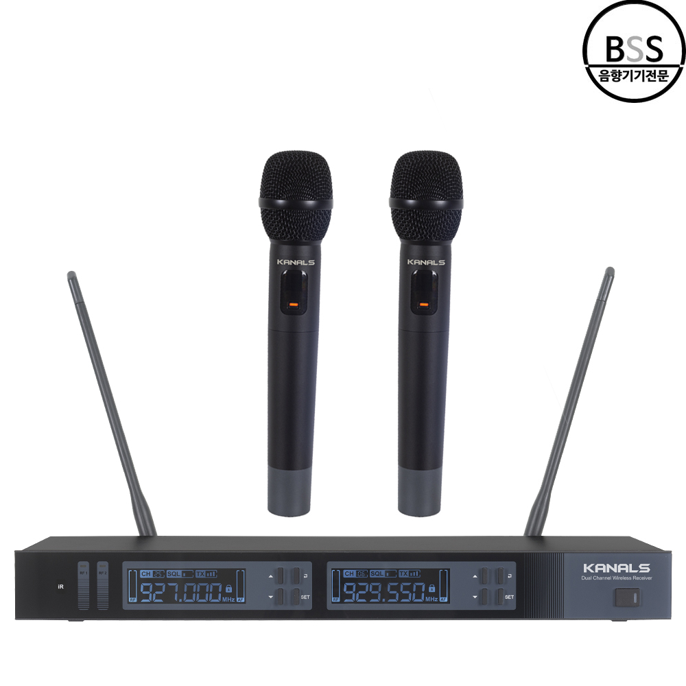 KANALS 무선마이크 MW-720 2채널 유치원 학교 호텔 웨딩홀 연회장 교회 카날스 - 상품 이미지