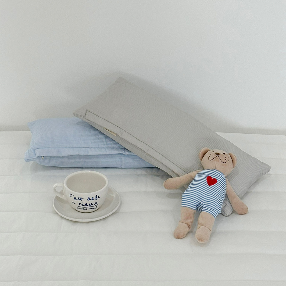 집앤콕 경추베개 메밀 목디스크 누빔 낮잠 일자목 거북목 베개