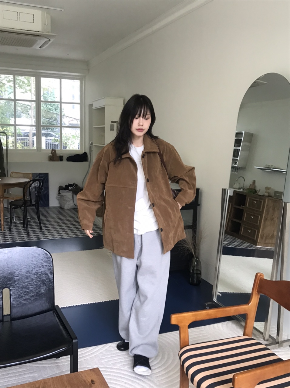 돈피 싱글 하프 스웨이드 자켓 2colors 상세 이미지 93