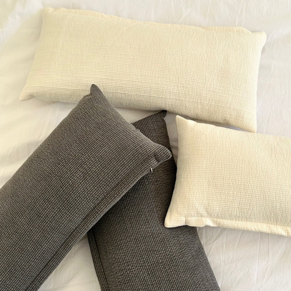 집앤콕 경추베개 메밀 목디스크 누빔 낮잠 일자목 거북목 베개