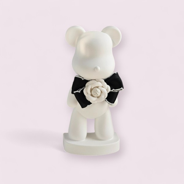 대형 베어브릭 빅베어브릭 석고 방향제 곰 인테리어소품 집들이선물 프루티스윗 스티치리본