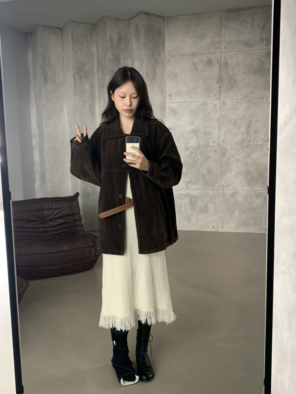 돈피 싱글 하프 스웨이드 자켓 2colors 상세 이미지 65