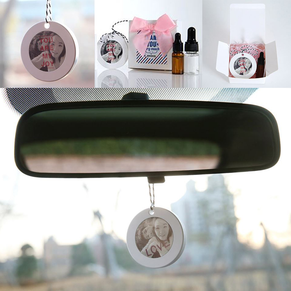 포토 석고 방향제 자동차 룸미러 걸이형 담배냄새제거 탈취제