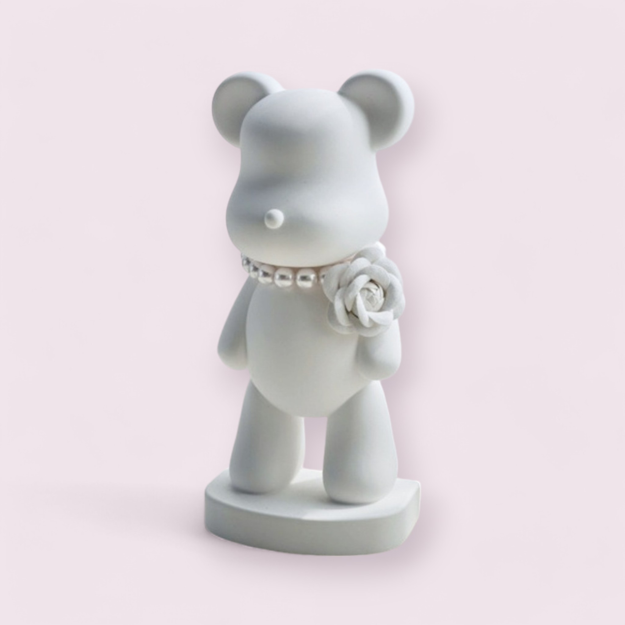 대형 베어브릭 빅 베어브릭 석고 방향제 진주목걸이꽃