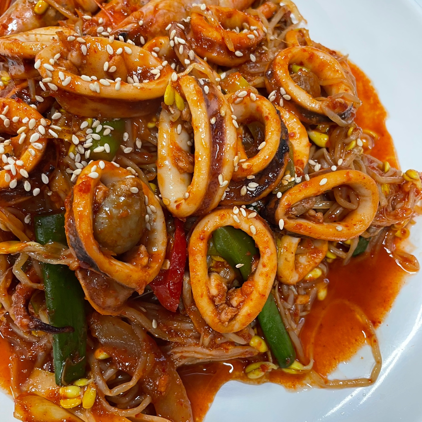 늘초록 완전 손질통오징어 링채200g 포항시인증필 물오징어 - 상품 이미지