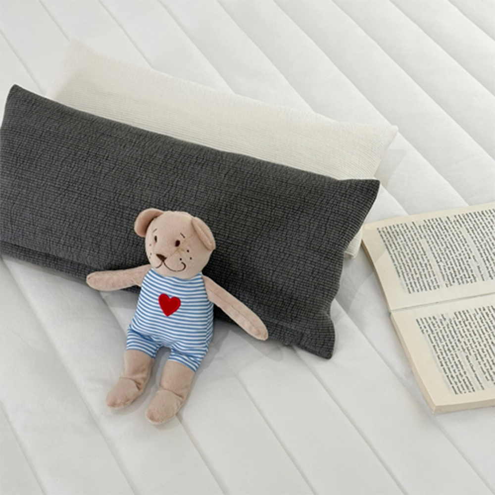 집앤콕 경추베개 메밀 목디스크 누빔 낮잠 일자목 거북목 베개