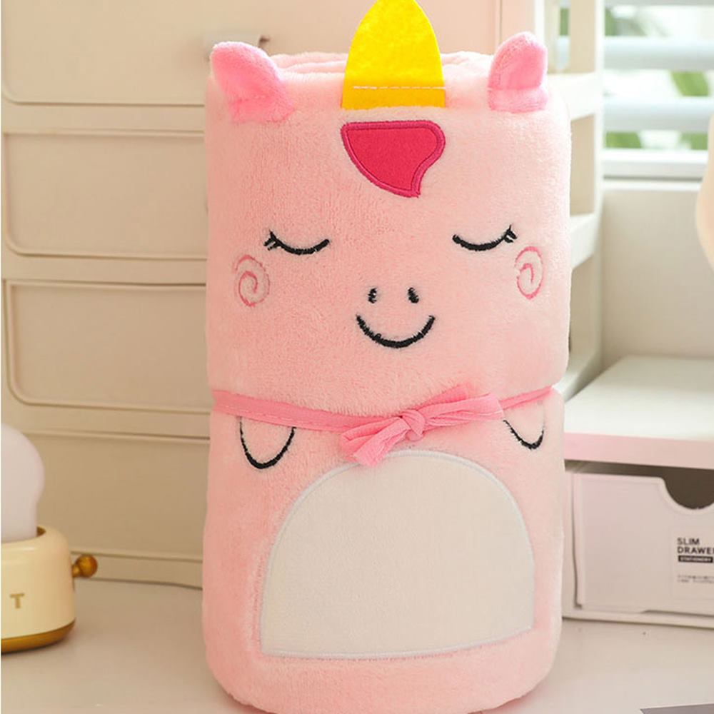 캐릭터 무릎담요 선물 똑딱이