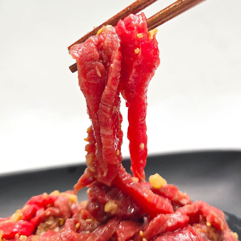 한우 육회 200g+200g 생고기 쇠고기 소고기 연말 펜션 밀키트 집들이 - 상세 이미지 4