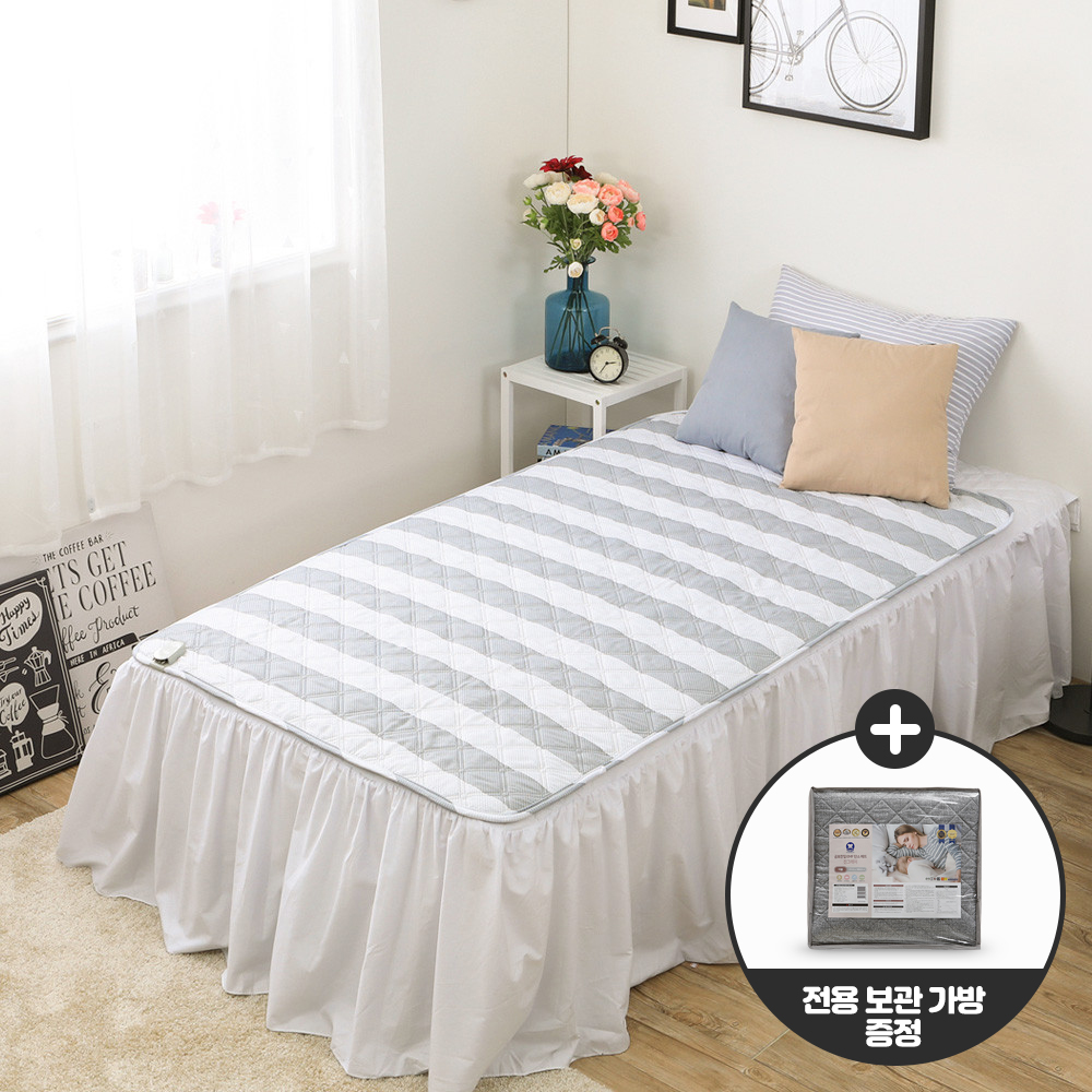 곰표한일전자 EMF 워셔블 카본 탄소매트 전기장판 심플라인 싱글