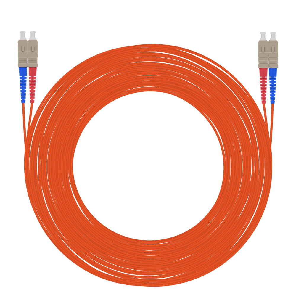넥스트유 SC-SC 멀티모드 광 패치코드 케이블 SFP 1.25Gbps 50m, 1개 - 상품 이미지