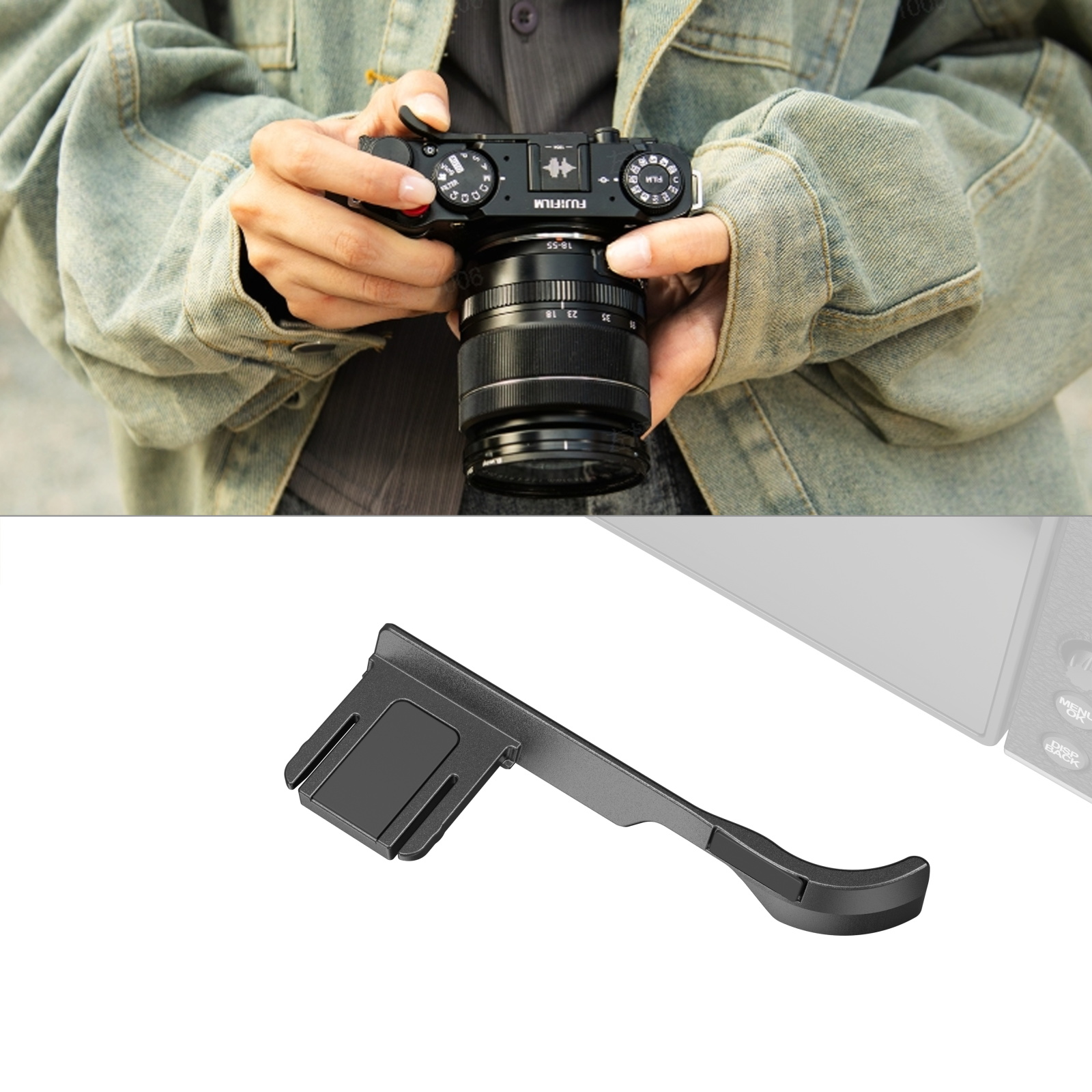 스몰리그 FUJIFILM X-M5용 엄지 그립 4877 4878 - 상세 이미지 4