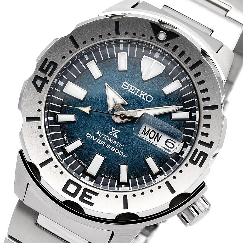 세이코 SEIKO 오토매틱 몬스터 청판 특별판 SBDY115 남자 손목 다이버 시계 - 상세 이미지 2