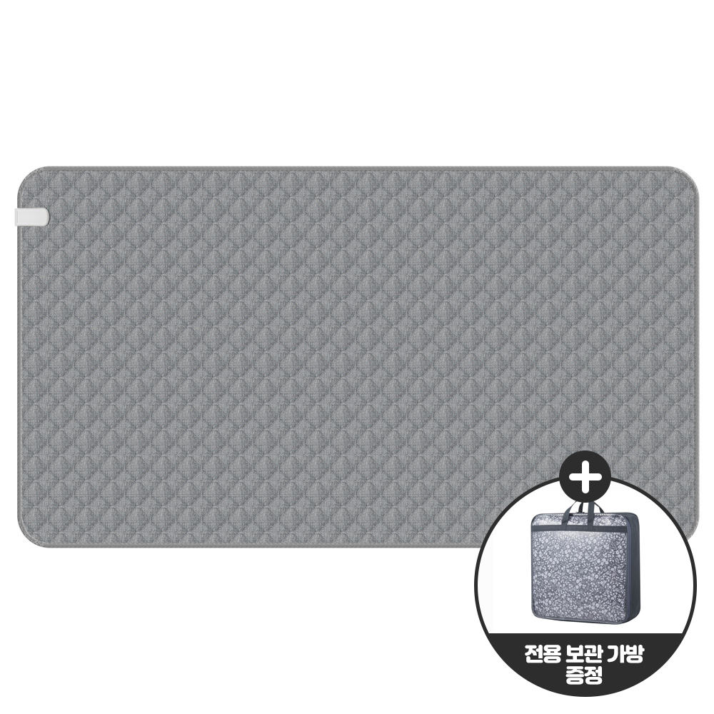 이노크아든 EMF 카본 탄소매트 워셔블 인체감지 전기요 1인용 침대 심플그레이 슈퍼싱글