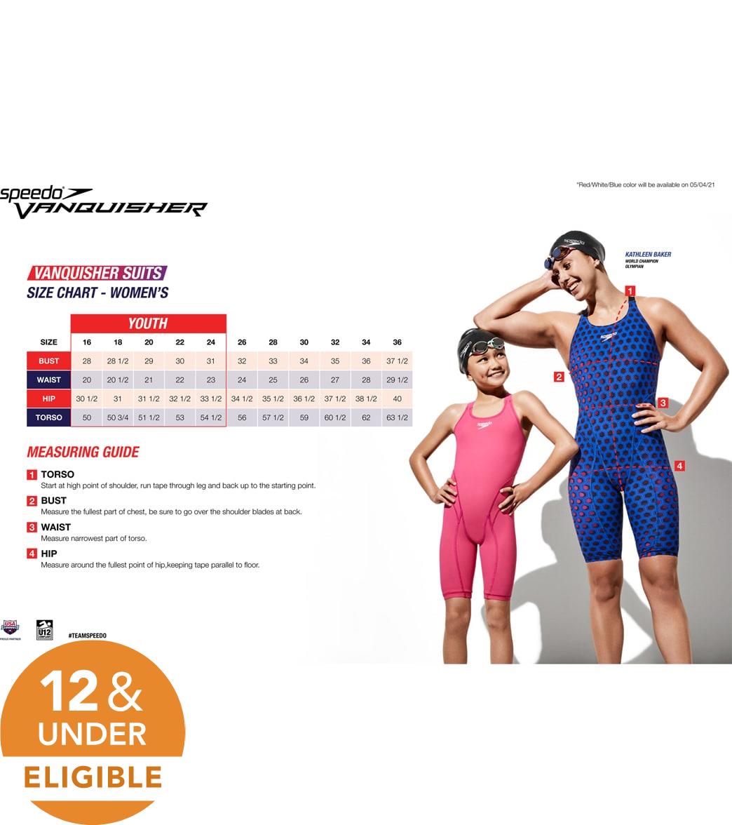 스피도 여성 뱅퀴셔 니스킨 테크수트 반신 선수 수영복 Speedo Black - 상세 이미지 4