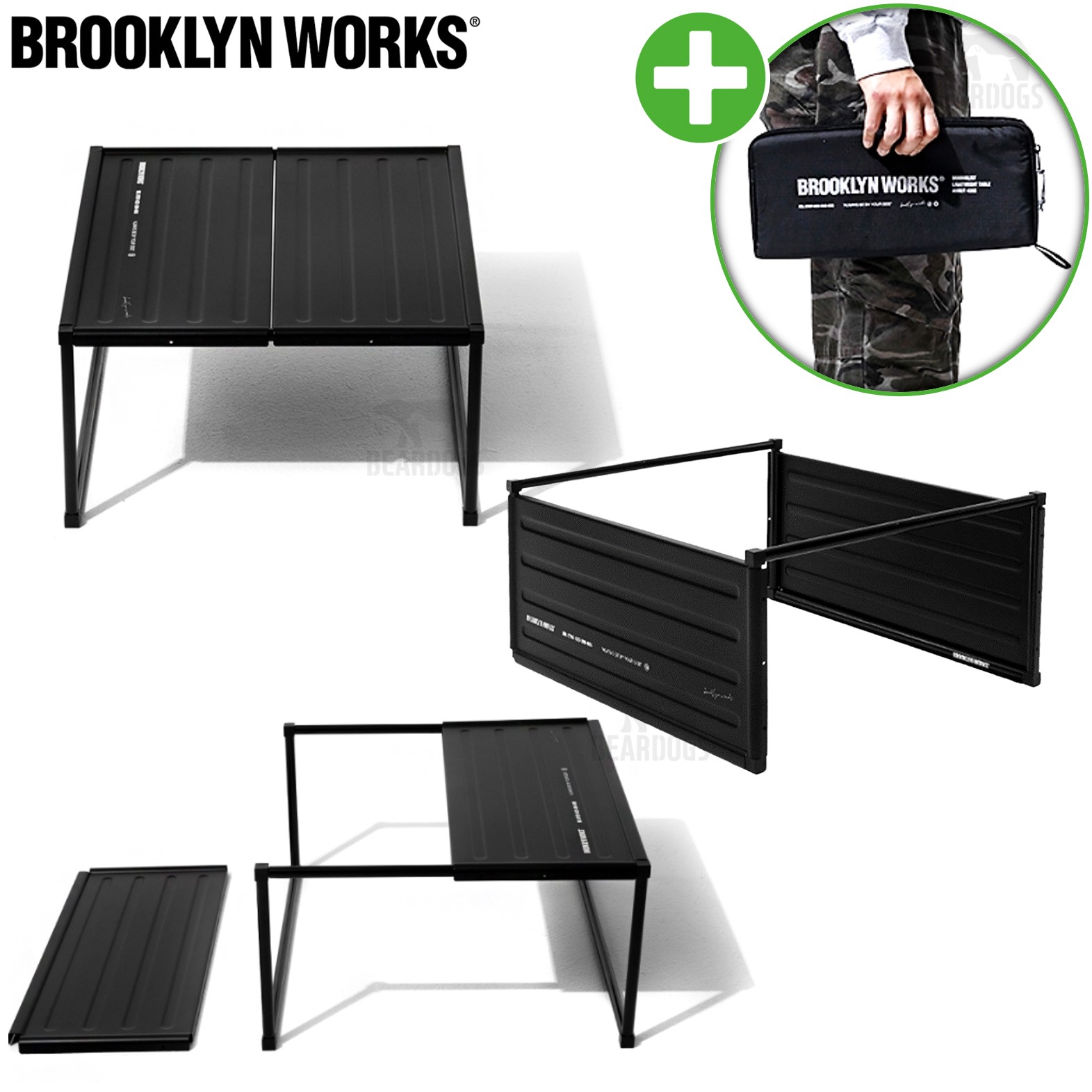 브루클린웍스 백패킹 테이블 폴딩 알루미늄 경량 L