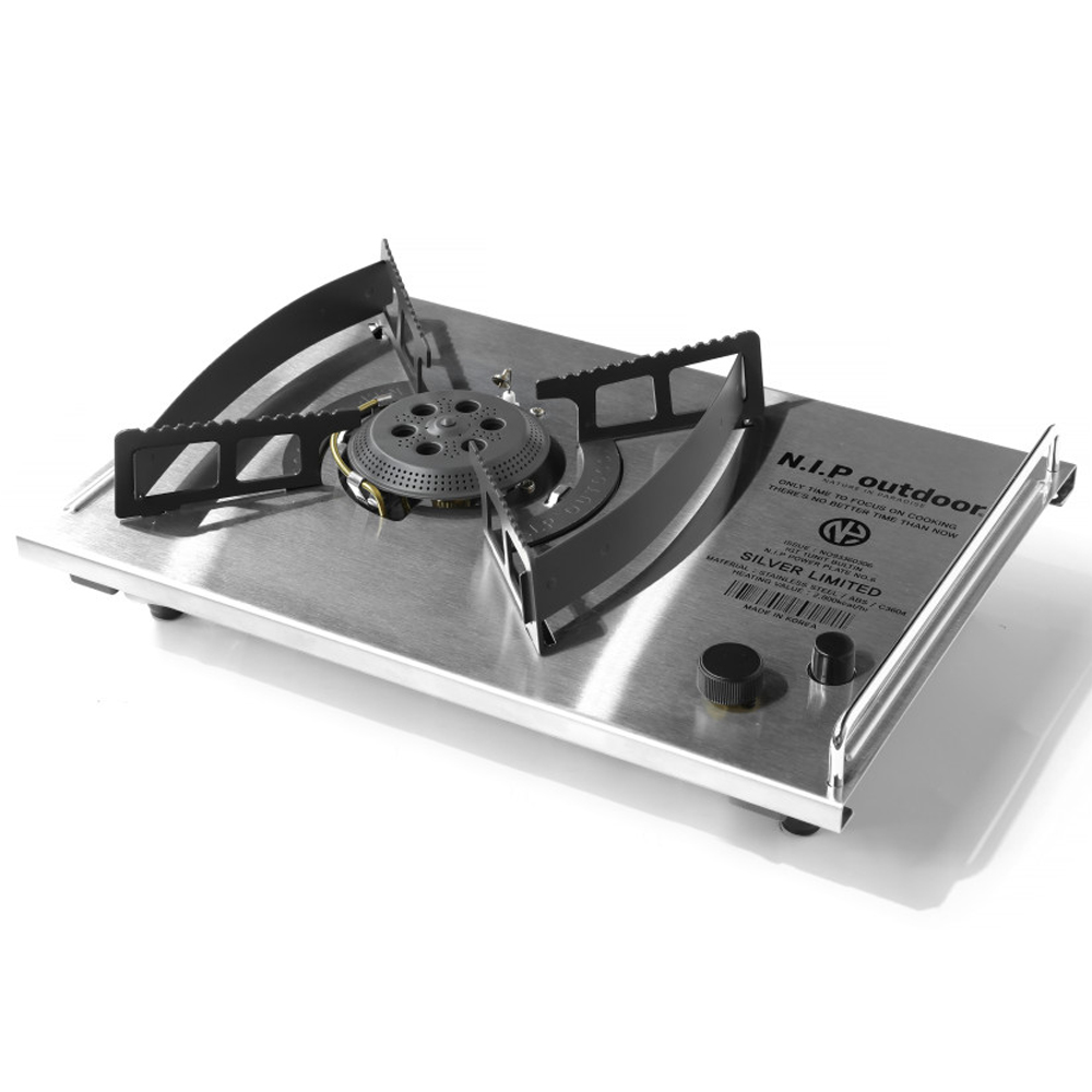 N.I.P 파워플레이트 NO6 플랫 버너 리미티드 가방포함 티탄