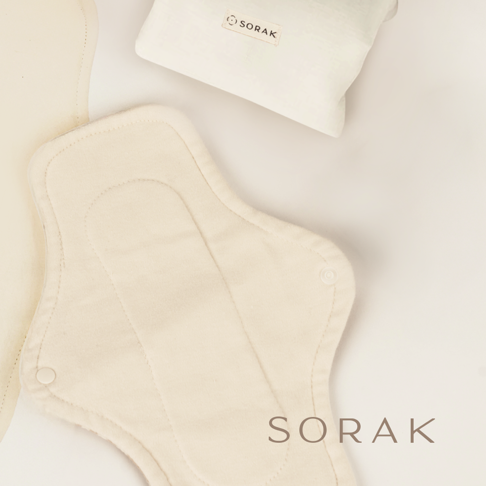 소락 SORAK 오가닉 코튼 유기농 순면 시니어패드 소형 요실금 100% 순면패드 - 상품 이미지